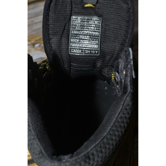 Dr Martens Rilla Boots Mens Size 10 Black Air Cushion Hiking Work Combat - Picture 14 of 16